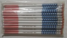 Vintage Boy Scouts Pencils Camp Barnhardt BSA Patriotic Stars & Stripes Theme picture