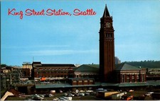 Postcard Seattle Washington King Street Station  picture