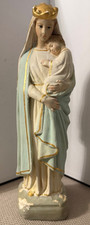 ~VINTAGE MADONNA AND CHILD STATUE 12 1/2