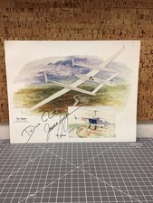 Vintage 1986 The Voyager Dick Rutan, Jeana Yeager Autographed A-1 picture