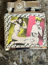 Bright Vintage 1950’s Omega Four Image Pinup Burlesque Bikini Model Nude W/ Box picture