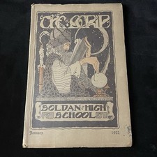 Vintage 1922 Soldan High School Yearbook The Scrip St Louis Missouri Art Nouveau picture