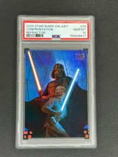 2025 Star Wars Galaxy - CONFRONTATION #24 - Refractor PSA 10 MA01 picture