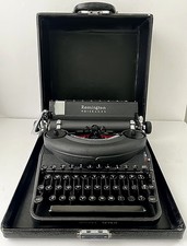 SERVICED Vintage 1938 Remington Noiseless Model 7 Typewriter  – Working – Case picture