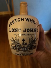 Donald P. McDonald “Long John’s / Dew of Ben-Nevis” Scotch Whisky flask - Glazed picture