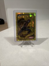 2025 Topps Chrome Marvel Miles Morales #176 Gold Lava Refractor picture