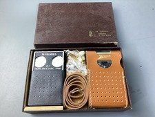 Vintage Zenith Royal 50 & Mormel Pocket Transistor Radios Original Box picture