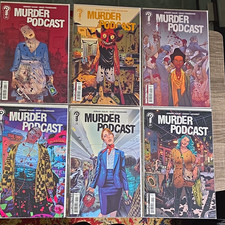 Murder Podcast Comic Book Lot Issues #1 #2 #3 #4 #5 #7 Ignition Press picture