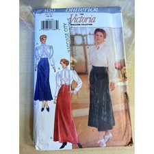 UNCUT Butterick 3150 VTG Sewing Pattern 14-16 Multi Good Blouse Skirt Victorian picture