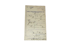 NOVEMBER 1913 GREAT NORTHERN RAILROAD PLENTYWOOD MONTANA LAND DEED POST CARD picture
