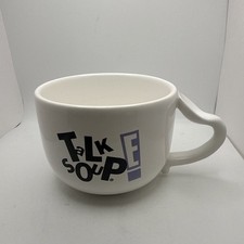 VTG Talk Soup Large Mug 18 oz E Entertainment Network Ceramic White Greg Kinnear picture