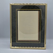 Vtg Gold Tone Brass Metal Picture Frame 8