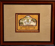Framed Lithograph Print “Pinot Bianco Vigna Capretti Trentino-Alto…” 19.5x22.5 picture