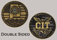 Springville Police CIT Crisis Intervention Team Alabama Challenge Coin  J#45 picture
