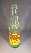 Vintage 1941 RC Royal Crown Cola Bottle Duraglas Pyramid ACL Nehi 12oz. picture
