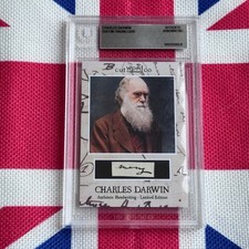 Charles Darwin Handwritten Word Cut from Autograph Letter Signed Beckett BAS picture