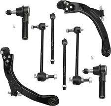 8PCS Set Front Lower Control Arms W/Ball Joints, Sway Bars Inner and Outer Tie R picture