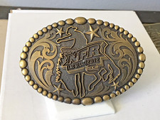 Montana silversmiths Wrangler NFR Las Vegas 2012 PRCA  Belt Buckle  ~Z4~ picture