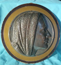 1920s ART DECO WALL PLAQUE SHWING A WOMAN WITH A SHAWL  picture