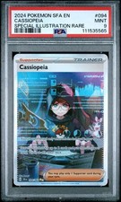 Pokemon Shrouded Fable #94 Cassiopeia PSA 9 picture