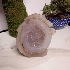 Druzy quartz dragon carving sculpture art picture