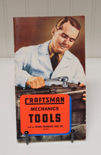 Vtg. 1942 Sears, Roebuck, and Co. Craftsman Mechanics Tools 48pg. Catalog picture
