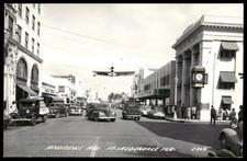 Vintage Postcard Real Photo Andrews Ave Ft Lauderdale Florida picture