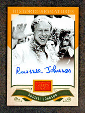 2012 Golden Age Historic RUSSELL JOHNSON Gilligan's Island Autograph RIP picture