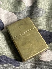 1997 Vintage Zippo Lighter - Solid Brass - Made in Bradford, USA picture