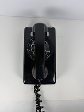 Vintage 1973 Stromberg Carlson 554 Black Rotary Dial Wall Phone Telephone picture