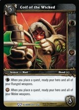 Coif of the Wicked - Hunt For Illidan - World of Warcraft TCG picture