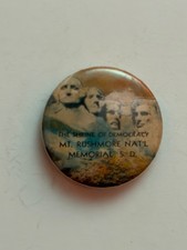 The Shrine Of Democracy Mt. Rushmore Nat’l Memorial S.D. souvenir pin picture