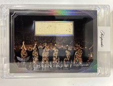 2026 Keepsake Bon Jovi Relic #21 Studio Baffle Fabric 126/199 Encased picture