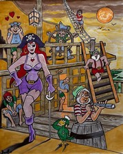 MOTLEY CREW    W5.   MIKE BENNETT'S  ORIGINAL  ART   (2026) 08/23/26 W5 picture