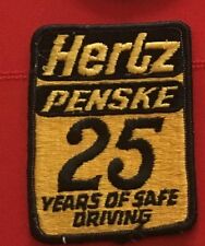 Hertz Penske truck 25 years of safe driving driver patch 3-1/2 X 2-5/8 #2358 picture