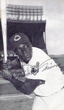 1950s CUBA CUBAN BASEBALL HOF ORESTES MINOSO POSTCARD ORIG PHOTO MA39 picture