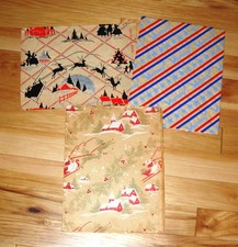 VINTAGE 1940s Christmas paper picture