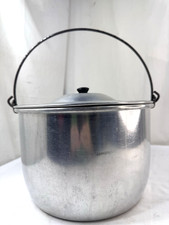 Vtg Wear Ever Large Stock Pot Wire Bail Handle Grip #10 USA Aluminum Camping FSh picture