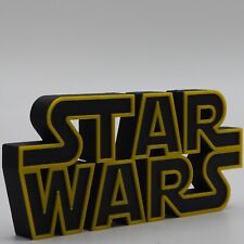 3D Printed Star Wars Logo - Freestanding Collector's Display Sign, Home Decor picture