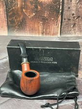 Sanda Durable Tobacco Pipe - Smooth Bent Billiard, Unsmoked picture