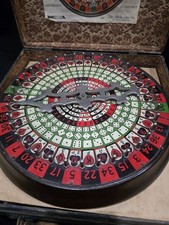 1920's VINTAGE ROULETTE WHEEL ANTIQUE COLLECTABLE  - ALL-IN-ONE CO. ST. LOUIS picture