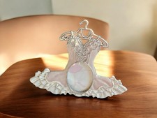 Ballerina Dress Photo Frame – Ballet Tutu Picture Frame – Pink Rhinestone Decor picture