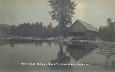c1910 East Holden Maine Lumber Sawmill occupation Old Mill RPPC Postcard 25-3481 picture