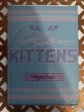 Madison Kittens V2 Blue Playing Cards New & Sealed Ellusionist Marked Deck picture