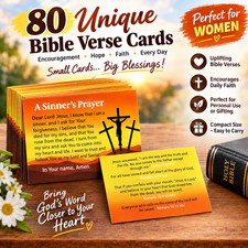 240 PCS Gospel Tracts Plan of Salvation Card Roman Road Bible Bookmarks Christia picture