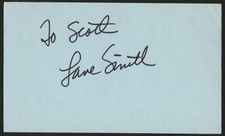 Lane Smith d2005 signed autograph 3x5 card Actor ABC series Lois & Clark IC037 picture