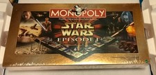 VTG Star Wars Episode 1 Monopoly Collector Edition 3D Game Board New Sealed 1999 picture