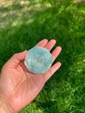 Icy Green 100% Natural Grade A Jadeite Jade Handplayer H359 a picture
