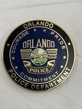 Orlando Police Department Patrol Car Challenge Coin Keeping Orlando Safe picture