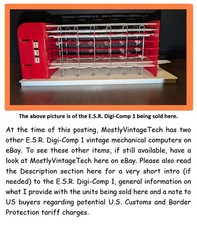 E.S.R. Digi-Comp 1 Vintage Mechanical Digital Computer picture